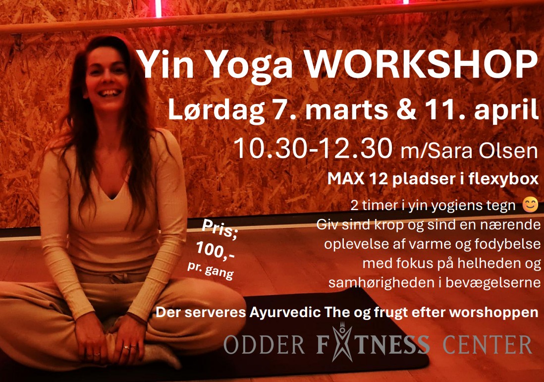 Yin Yoga Workshop med Sara 2026 App