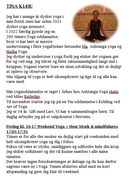 Yoga Tina